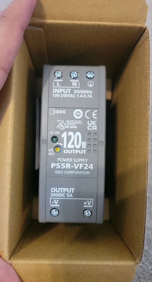 IDEC PS5R-VF24 / PS5RVF24 POWER SUPPLY 120W 24VDC electrical equipment - Image 2 of 4