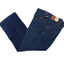 VTG Rustler by Wrangler Boys 10 Husky Jeans USA Made 28x24 Deadstock NOS NWT