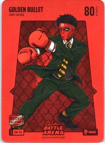 2026 Bo Jackson Battle Arena Golden Bullet Red Battlefoil Matthew Golden RC
