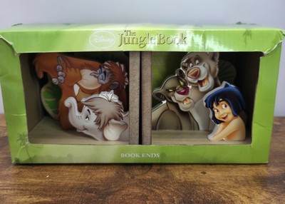 Das Dschungelbuch Holz Buchstützen mehrlagig 3D Disney Neu unbenutzt im Karton
