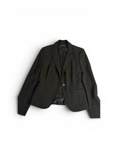 Express Design Studio Women s Black Blazer Jacket Size 6 Tailored 1 Button