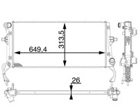 Mahle Cr 1975 000P KüHler, MotorküHlung FüR Hyundai