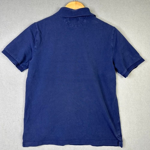 Polo Ralph Lauren Big Pony Red Logo Shirt Youth XL Navy White Diagonal Stripe - Picture 4 of 7