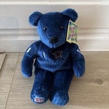 1999 Salvino's NFL Bammers Dallas Cowboys TROY AIKMAN Blue Beanie BearPlush