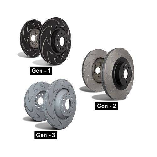 Brake Disc Front 19/21mm Thickness Fits Honda Civic CR-Z EBC Brakes BSD7126