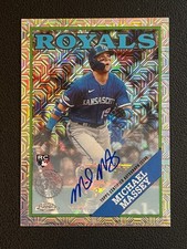 Michael Massey 2023 Topps Chrome Rookie Auto Silver Pack /133 Royals
