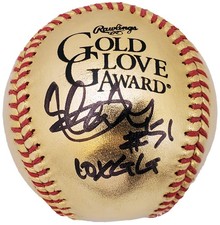 Ichiro Suzuki Signed 24 KT Gold Baseball Seattle Mariners 