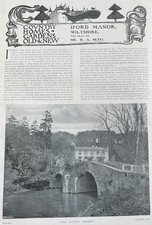 IFORD MANOR, WILTSHIRE. THE SEAT OF MR. H.A. PETO. SEVERAL PICTURES AND ACCOMPAN