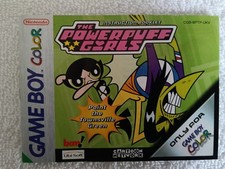 The Powerpuff Girls Paint Townsville Green Game Boy Gameboy Color MANUAL ONLY