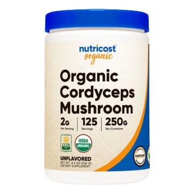Cordyceps Powder Organic 250 Grams By Nutricost