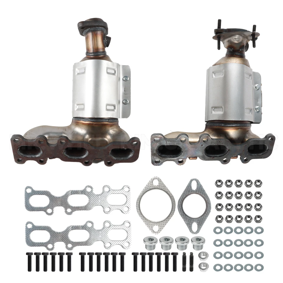 For Ford Explorer 3.5L V6 2013-2019 Pair Bank 1 & 2 Manifold Catalytic Converter Foto 4 de 4
