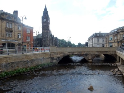Photo 12x8 River Roch exposed Rochdale Rochdale has just finished work on  c2016