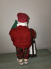 SANTA'S HOLE IN ONE Holiday Collectibles Fabric Mache Golfing Santa with Bag — photo 5