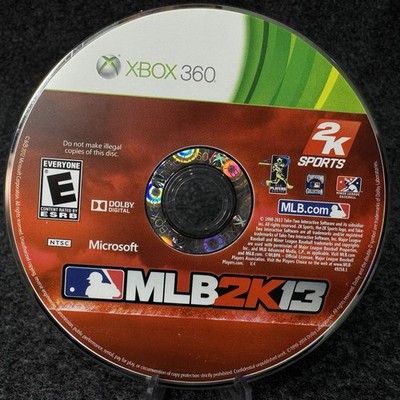 MLB 2K13 Xbox 360 Game Disc Only Baseball Sports 2K Sports MLB 2013