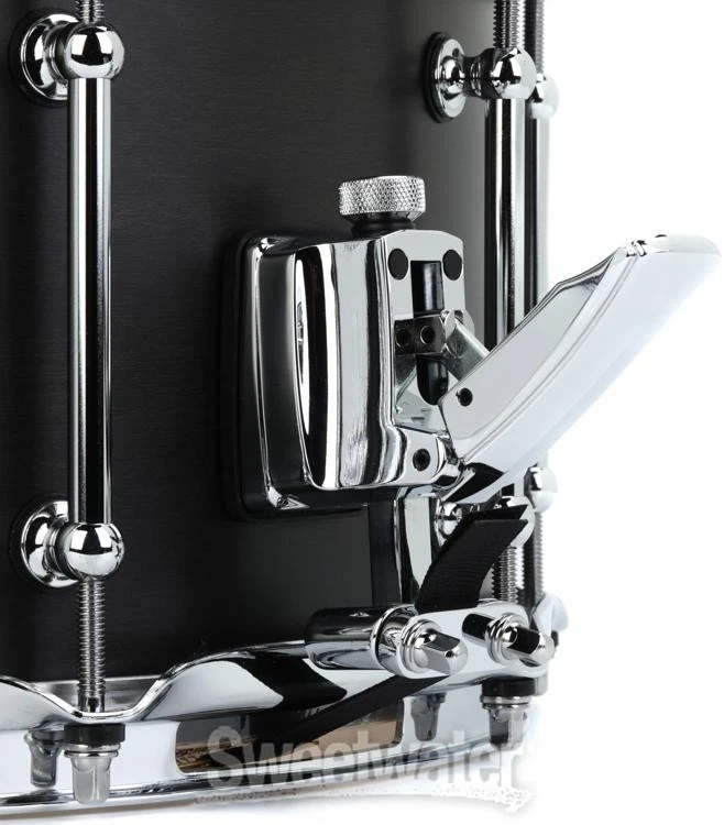 SJC Custom Drums Navigator Snare Drum - 6.5 inches x 14 inches, Ghost Black - Image 2 of 4