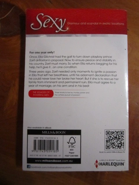 S/C BOOK MILLS & BOON СЕКСУАЛЬНЫЙ ZARIF'S УДОБНЫЙ КОРОЛЕВА БОЛЬШОЙ * ДОЛЖЕН УВИДЕТЬ * - Изображение 2 из 2