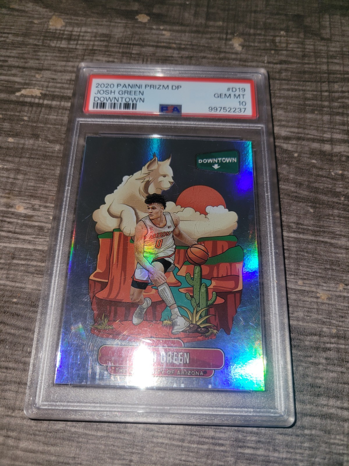 2020-21 Panini Prizm Draft Picks - Downtown Josh Green #D-19 (RC) Psa 10