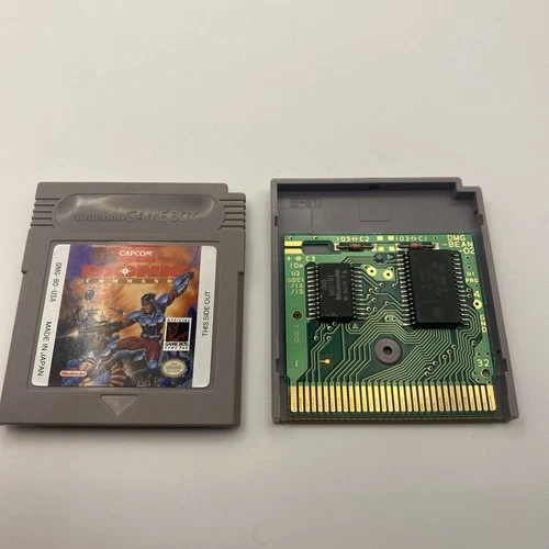 Bionic Commando Nintendo Game Boy Cartridge Japan Capcom Tested Retro