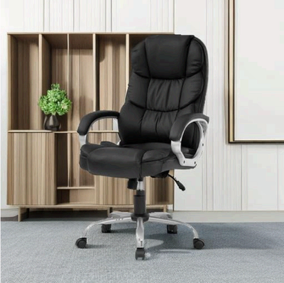 #ad FDW High Back Office Chair Ergonomic PU Leather Swivel Black $79.99