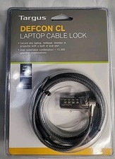 TARGUS Defcon CL Combination Lock Laptop Computer CABLE LOCK PA410U1 NIP NEW