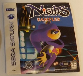 Nights Into Dreams (Sega Saturn  1996)  3D Control Pad Big Box CIB Reg Card     