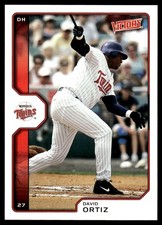 David Ortiz 2002 Upper Deck Victory #192 Twins MLB READ FREE SHIP AutographDen