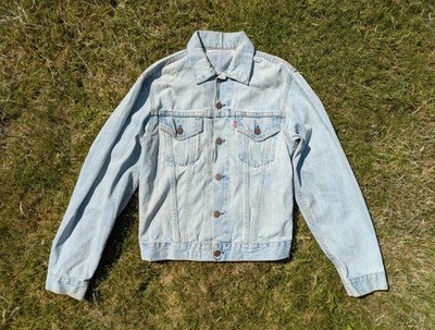 Vintage 90s Levi's 70505 0227 Big E Blue Denim Type 3 Trucker Jeansjacke USA 38/40