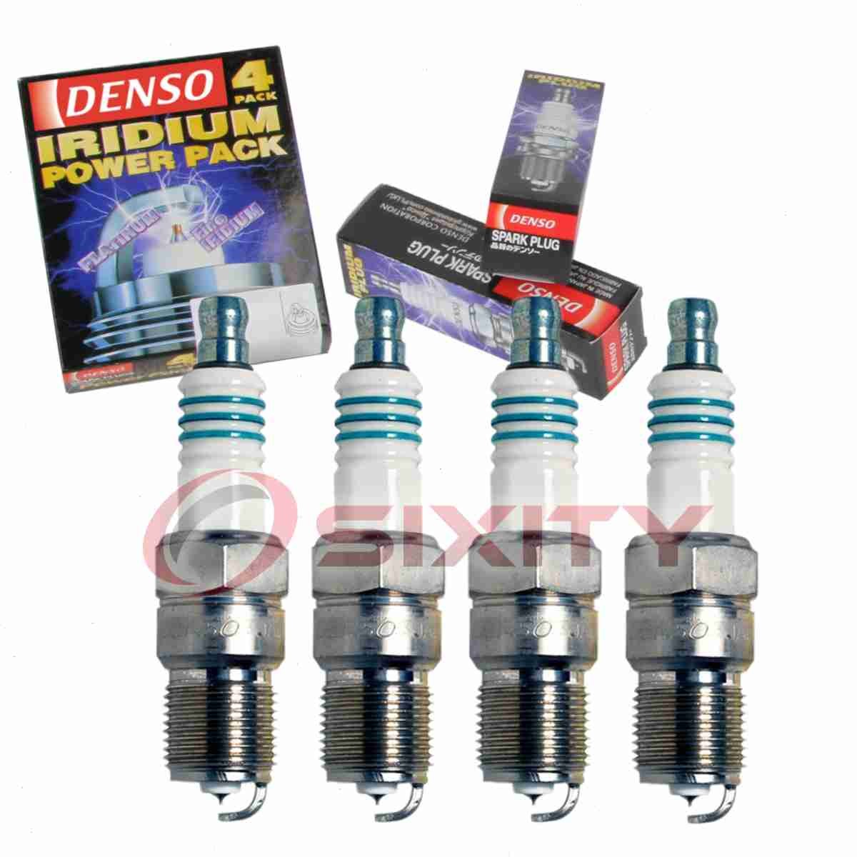 4 pc Denso Iridium Power Spark Plugs for 1987-1988 Oldsmobile Firenza 2.0L wl