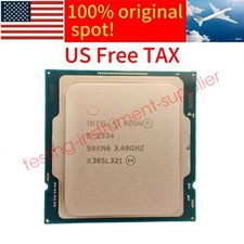 Intel Xeon E-2334 CPU processor 4-core 3.40GHz 4.80GHz LGA-1200 TDP-65W