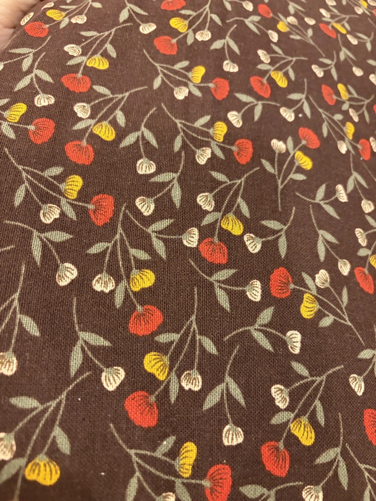 Vintage Garden Cotton Linen Blend Fabric Bundle 10 Prints 0.5 Yard Each 60" Wide image 9