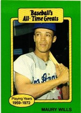 1987 Hygrade Baseball's All-Time Greats - Maury Wills