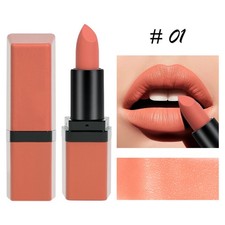 Women Lipstick Non-sticky Cup 1Pcs For Daily Makeup Velvet Matte Lip Stick