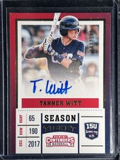 Witt, Tanner - 2017 Panini Contenders - Autograph - 48/100 - INV