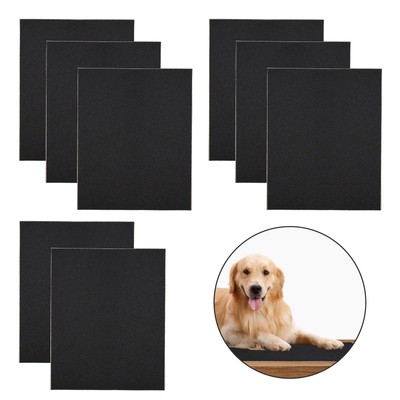 8 Pcs Self-Adhesive Dog Scratch Replacement Pad, Emery Paper Scratc... Fast Ship