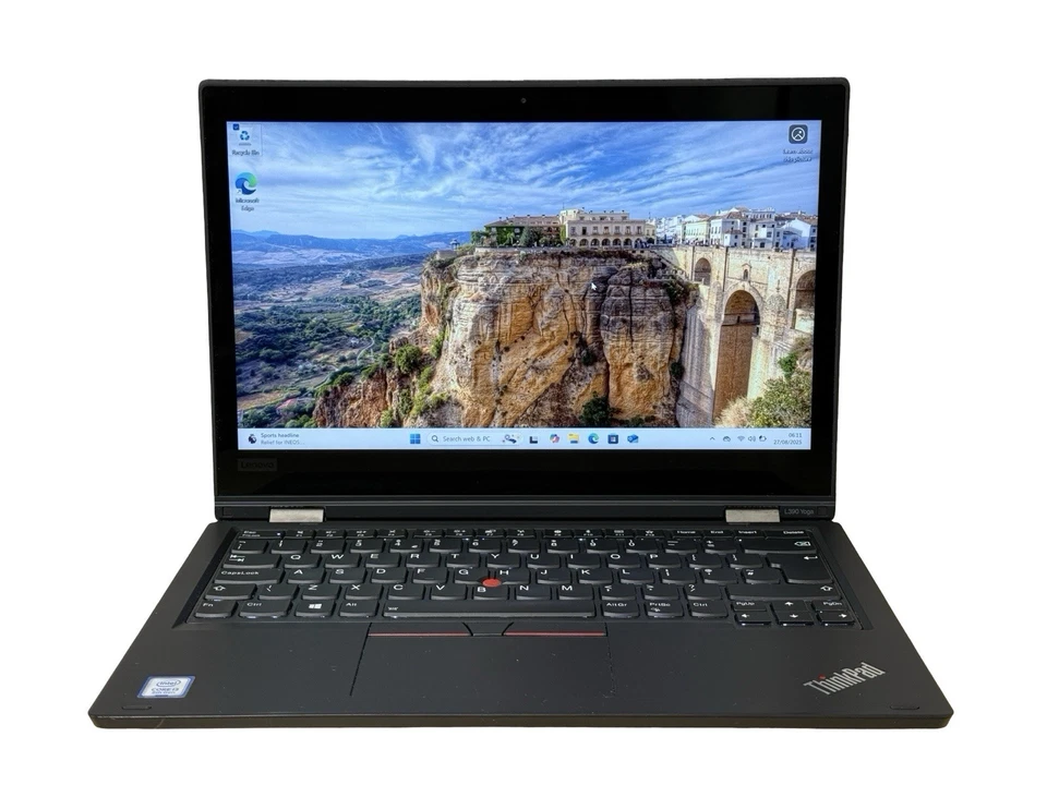 Lenovo ThinkPad L390 Yoga Laptop 2-in-1 i3-8145U 8GB 256GB NVMe Windows 11 LY1 - Image 3 of 4