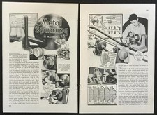 Metal Spinning 1934 HowTo INFO Methods Materials