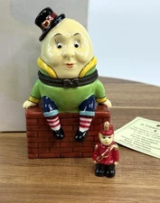 Porcelain Hinged Trinket Box Humpty Dumpty