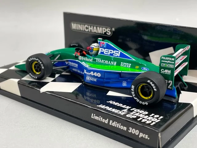 1:43 MINICHAMPS 410910332 Jordan Ford 191 Japanese Grand Prix 1991 #32 - Image 2 of 4