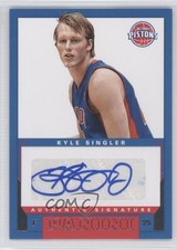 2012-13 Panini Rookie Signatures Kyle Singler #4 Auto 0f8