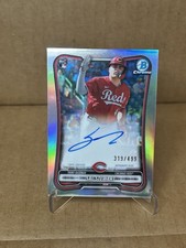 Sal Stewart 2026 Bowman Chrome Rookie AUTO Refractor /499 #CRASS RC Reds SP