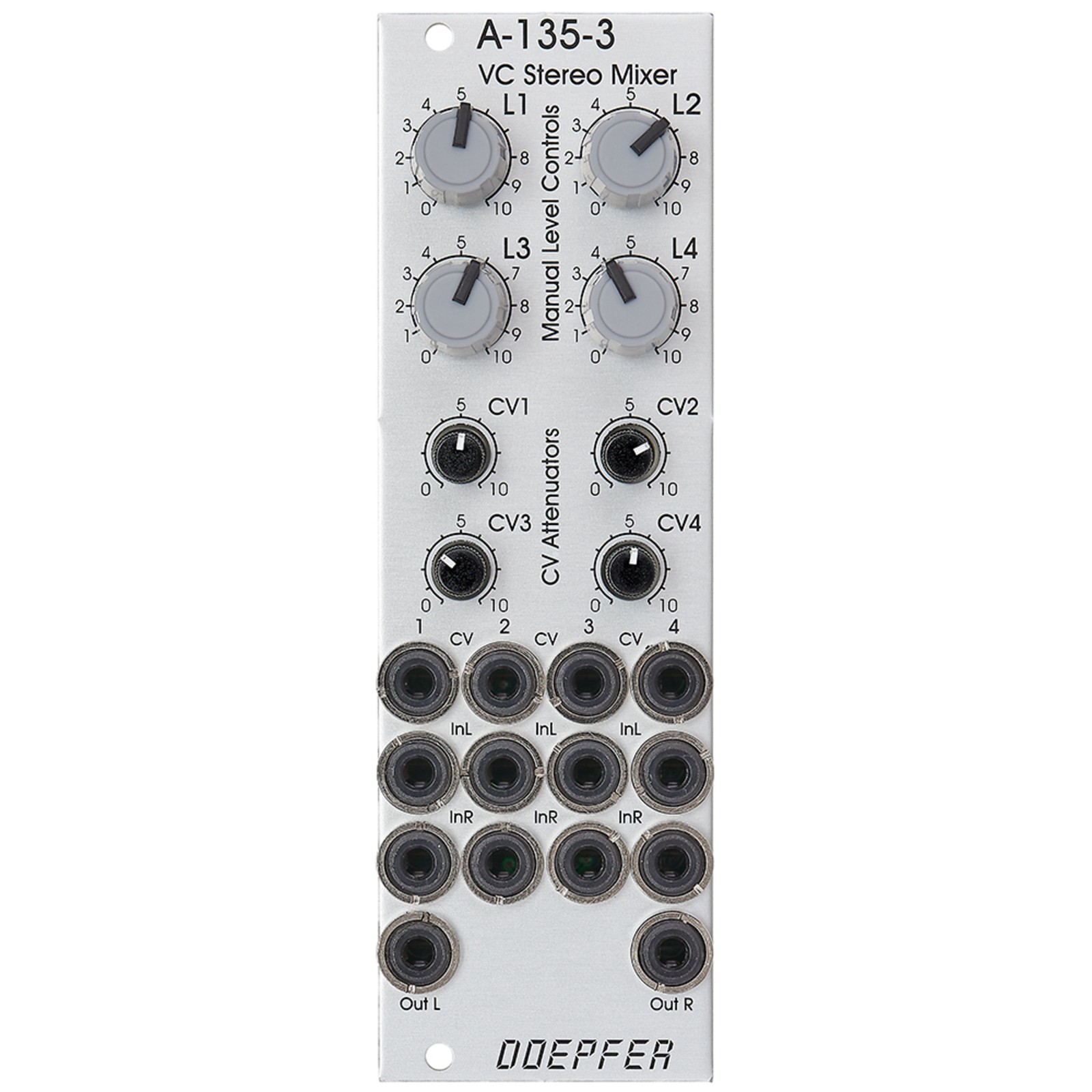Doepfer A-135-3 VC Stereo Mixer - Mixer Modular Synthesizer