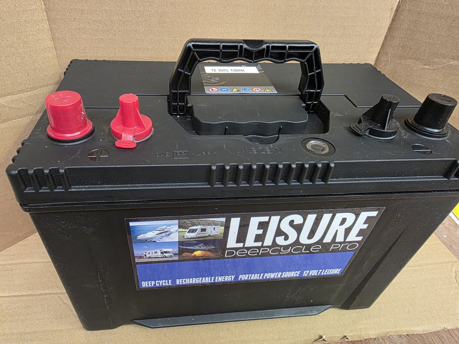 100Ah 12V Deep Cycle Battery  Leisure Caravan Marine Boat 500 Cycles .