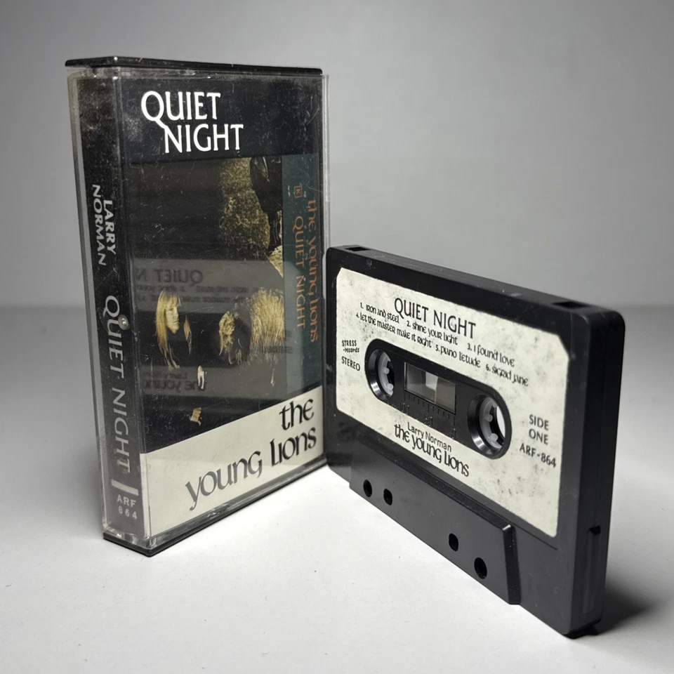 Larry Norman - Quiet Night - The Young Lions - Cassette Tape - Image 3 of 4