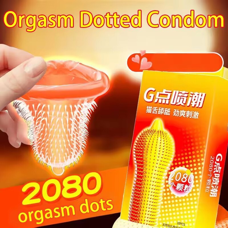 1-5X Naturlatex-Spike-Kondome – Extra Stimulation, erhöhtes Vergnügen für Paare