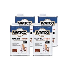Watco 348759 Teak Oil + Stain, Quart, Greystone