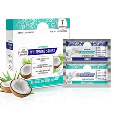 GuruNanda Teeth Whitening Strips - 7-Day Treatment With Non-Slip Dry Strip Tech