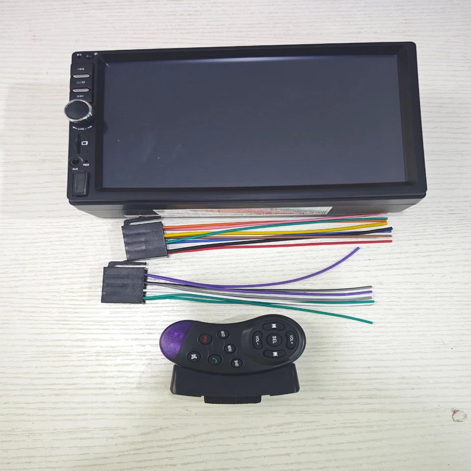 7in Carplay Car Radio Stereo Touch Screen Bluetooth Android Auto FM MP5 Player - Image 2 of 4