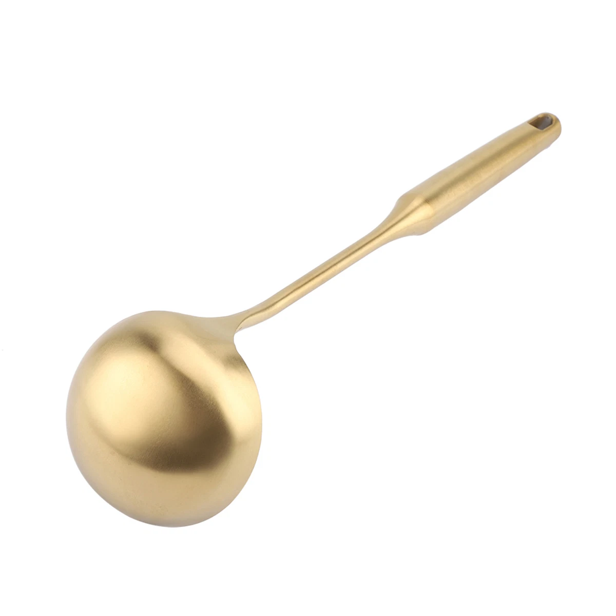 Gold 04 Stainless Steel Ladle Spoon Big Soup Ladle Kitchen Spatula Turner