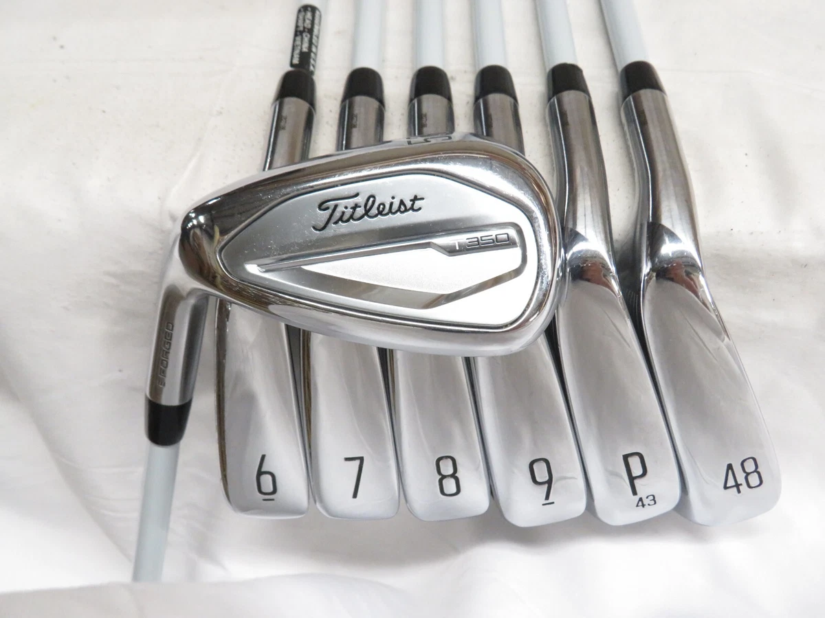 Used LH Titleist T350 Iron Set 6-PW,48*,53* Tensei Red Ladies Flex