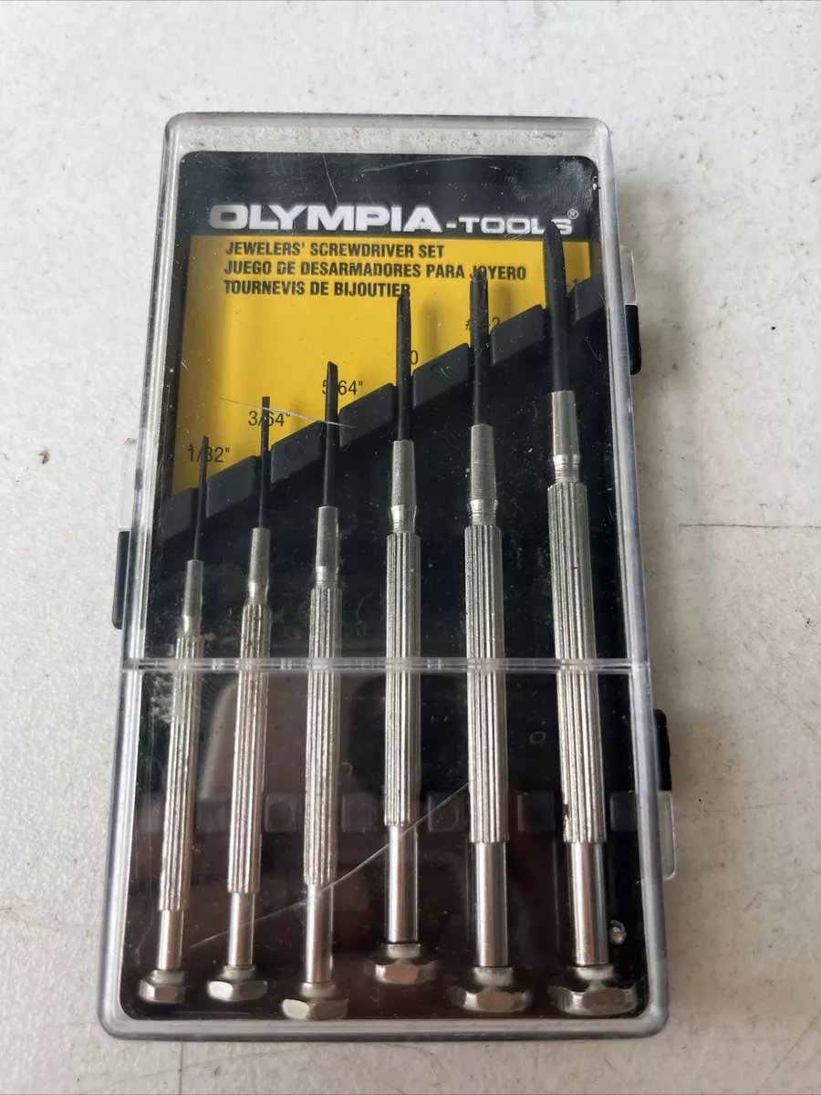 OLYMPIA TOOLS JEWELERS SCREWDRIVER SET t21